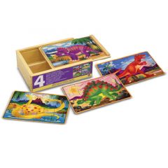 Dinosaurs Puzzles In A Box - DKB Toys