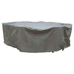 Bramblecrest Woven Elliptical 250cm x 175cm Table Set Cover - Chedworth/Monterey