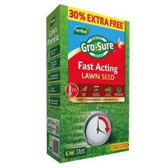 Gro-Sure Fast Acting Lawn Seed 10SQM + 30% Extra Free