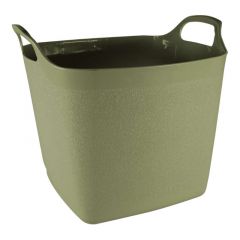 Town & Country Square Plastic FlexiTub Sage Green 40L