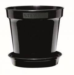 Stewart Garden Flower Pots - Black