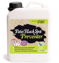 Patio Black Spot Preventer - For Use On All Types Of Stone - 2.5L