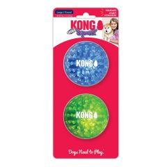 Kong Squeezz Geodz 2 Pack Assorted Large