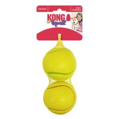 Kong Squeezz Tennis Assorted Medium 2 Pack