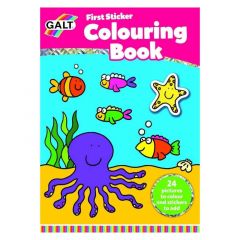 First Sticker Colouring Book  - James Galt