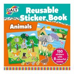 Reusable Sticker Book Animals - James Galt