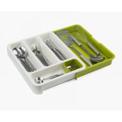 Joseph Joseph DrawerStore™ Expandable Cutlery Tray - White/Green