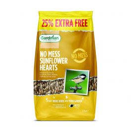 Gardman No Mess Sunflower Hearts 2 5kg
