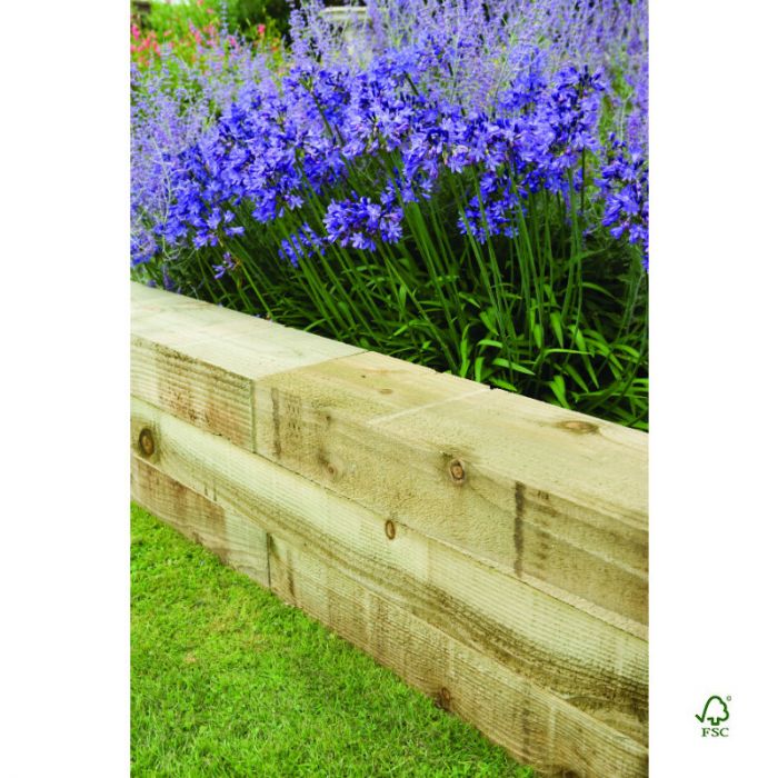 Willow Fence//Flower Bed Edging 120 x 20 cm//Pack of 10