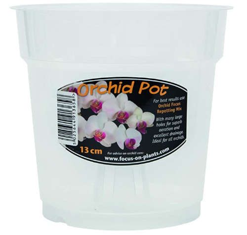 Clear Orchid Pot 13cm Growth Technology
