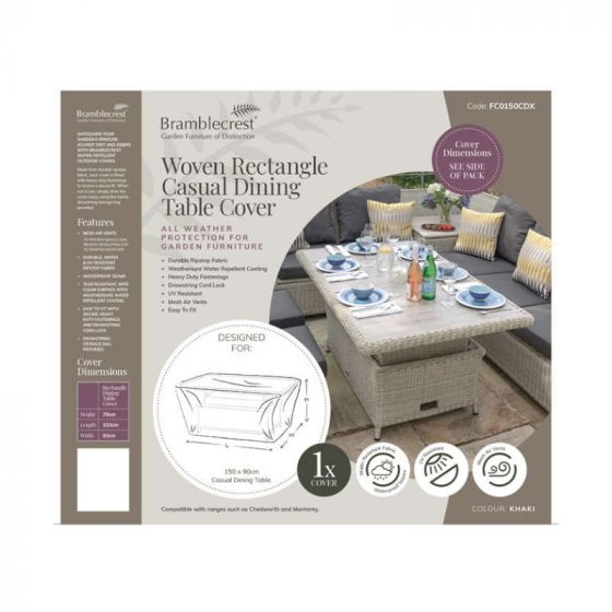 bramblecrest mini casual dining table cover