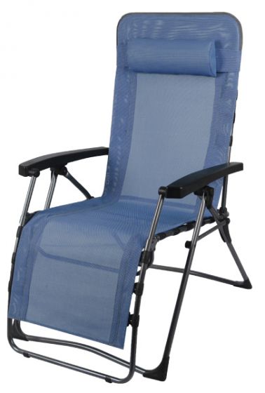 Quest Madrid Relaxer Blue Wilko Folding Camping Chair Pixel