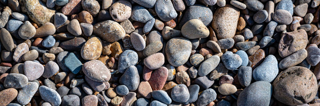 pebbles and stones