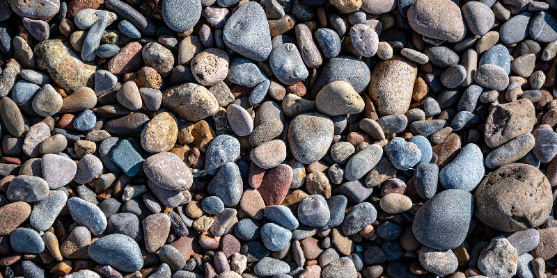 stones and pebbles
