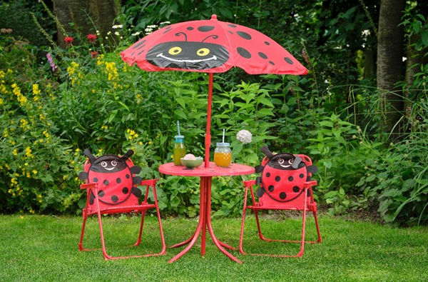 Children's ladybug dining set